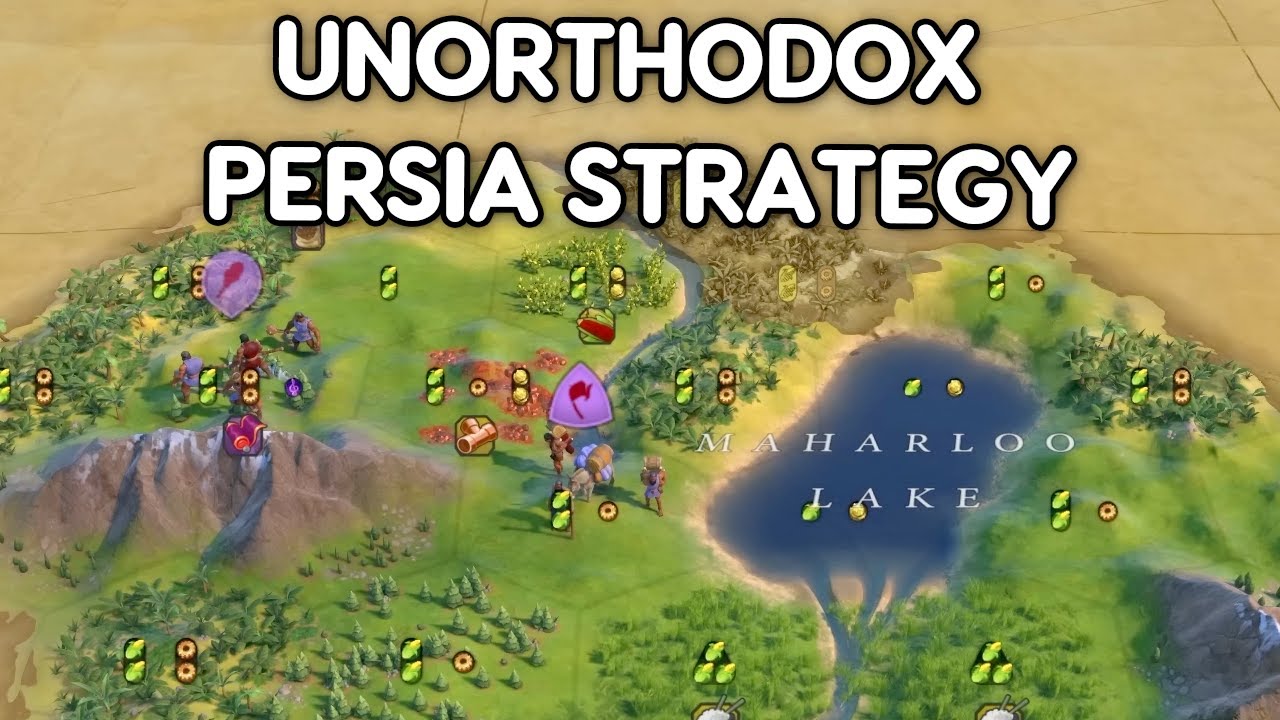 This Unorthodox Persia Strategy is my Favourite way to play - Civ 6 Persia