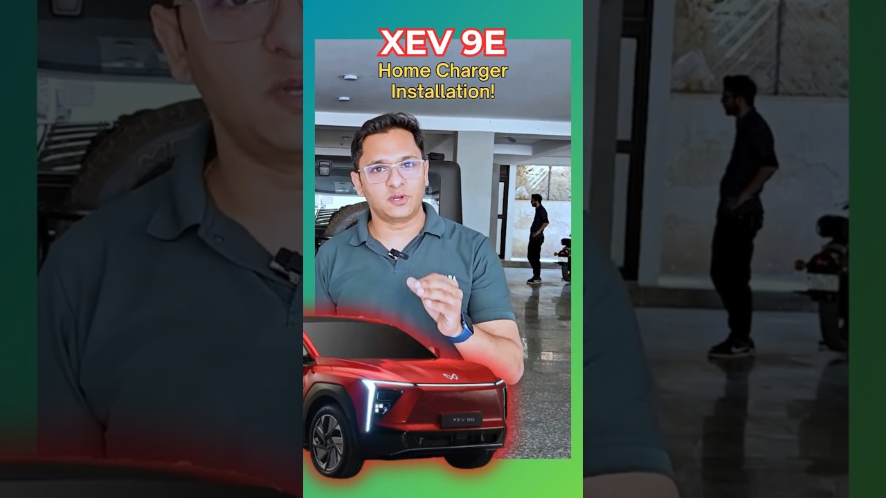 XEV 9e Home Charger Installation in 60 Sec ⚡