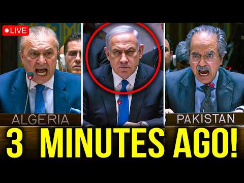 Algeria & Pakistan STUN the World: CONFRONTS Israel LIVE at UN After Qatar Strikes!