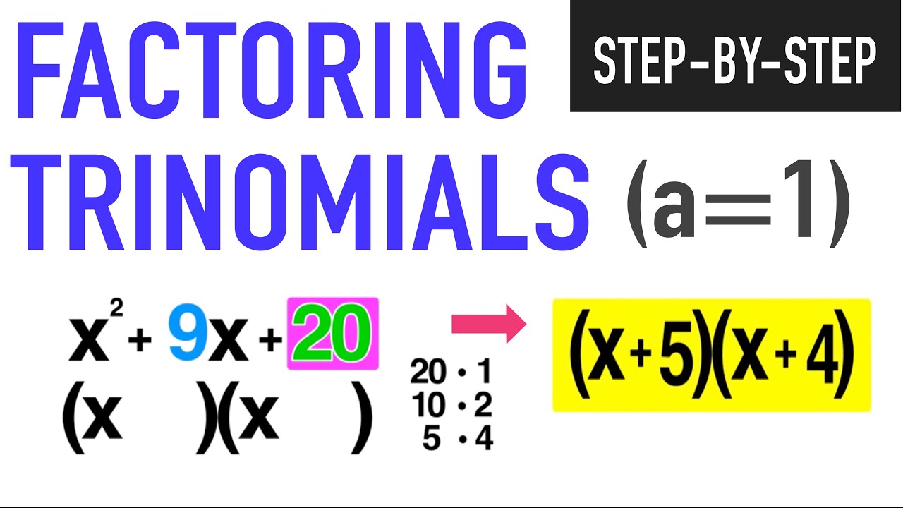 Step-by-Step Guide to Factoring a Trinomial