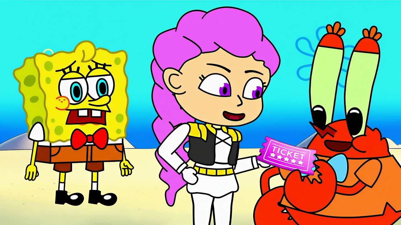 Bob Esponja y Rumi: La Pérdida del Boleto 😢