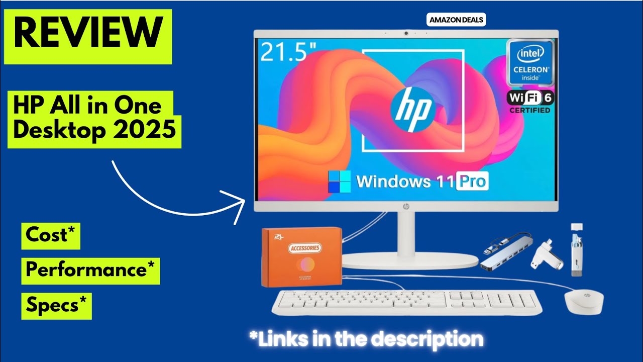 HP All in One Desktop 2025 Review | 21.5” FHD, 32GB RAM, 1TB SSD | Best Budget Home & Office PC