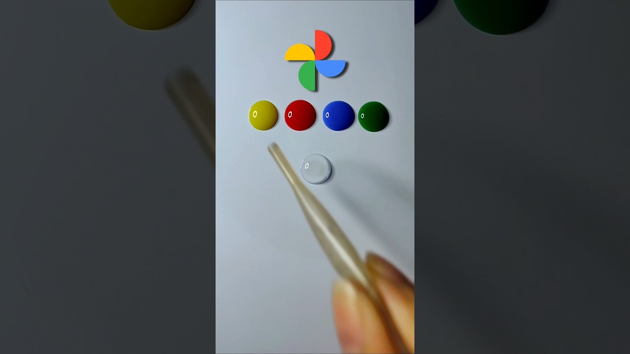 Google Photos Logo Color Mix π | Satisfying Art