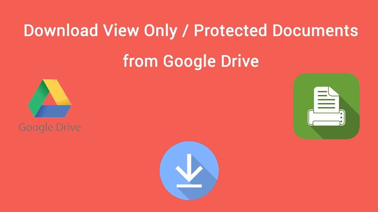 How to Download View-Only PDFs and Protected Files from Google Drive