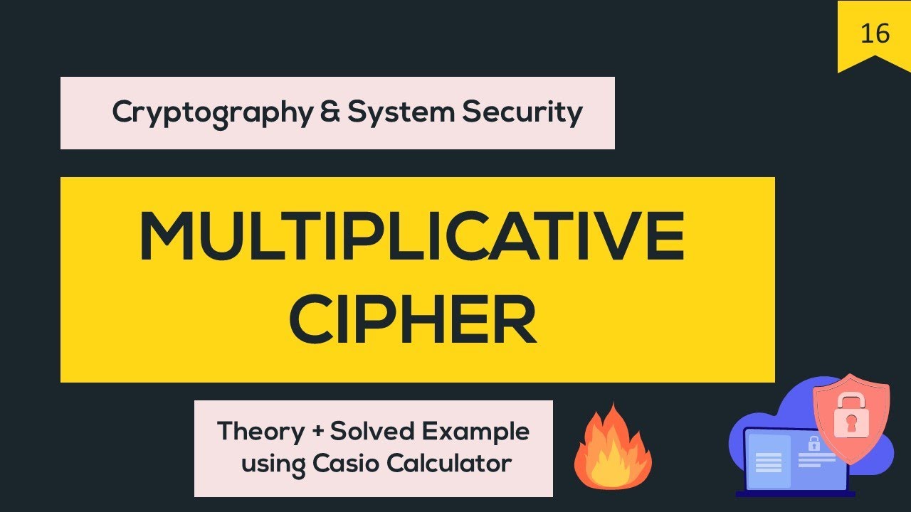 CSS #16 Multiplicative Cipher 🔥 | Solved Example using Casio Calculator | Casio 991 ES Plus | BTB