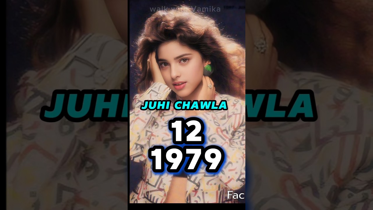 Juhi Chawla's Stunning Age Transformation (1969-2025) π | Bollywood & Miss India Highlights