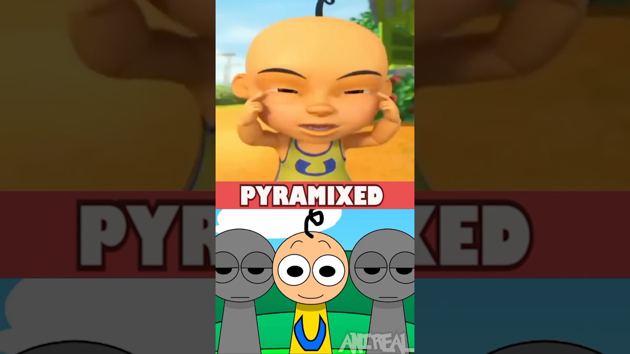 Upin & Ipin Cartoon vs. Incredibox Sprunki Pyramixed