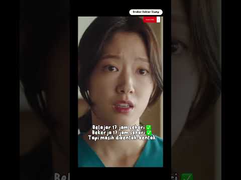 Gilaa😱Belajar 17 jam, Bekerja 17 jam sehari🥹 #kdrama #drakorongoing #dokterslump