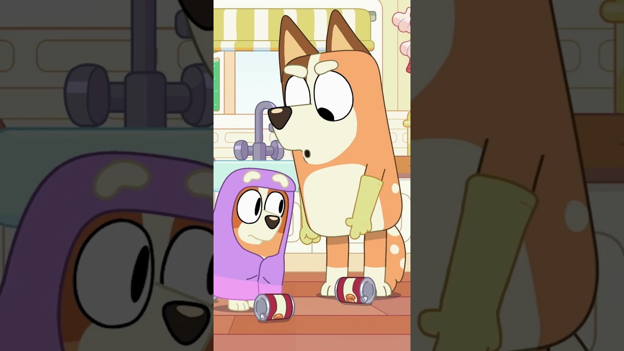 Bluey : La folle évasion des mamies 🥫 | Chaîne Officielle #Shorts