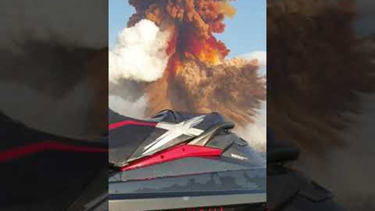 Jet Skiers Survive Beirut Explosion with a Close Call π