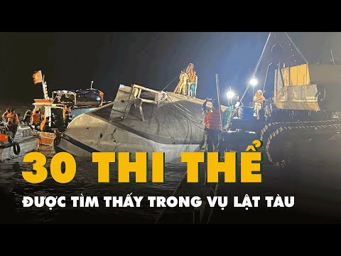 Lật tàu du lịch trên vịnh Hạ Long: Đã vớt hơn 30 thi thể
