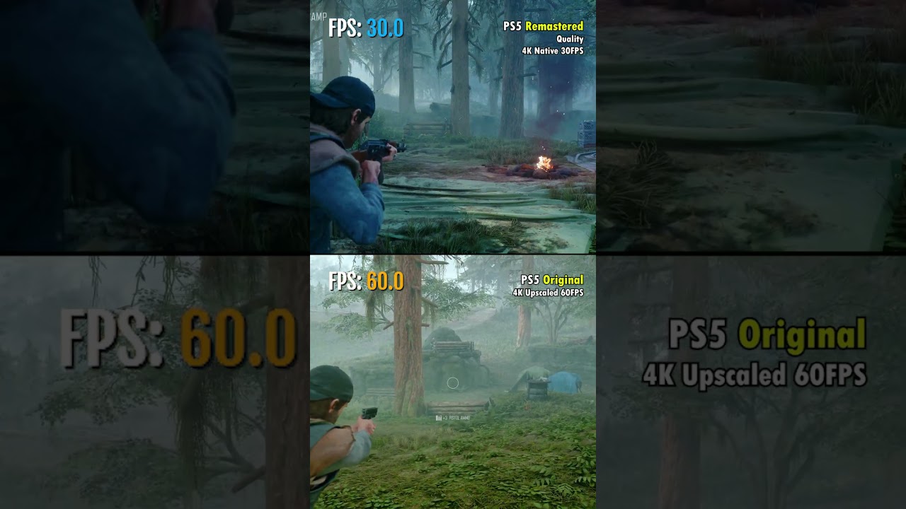 What does Days Gone Remaster actually Improve on PS5? #DaysGoneRemastered #ps5pro #ps5