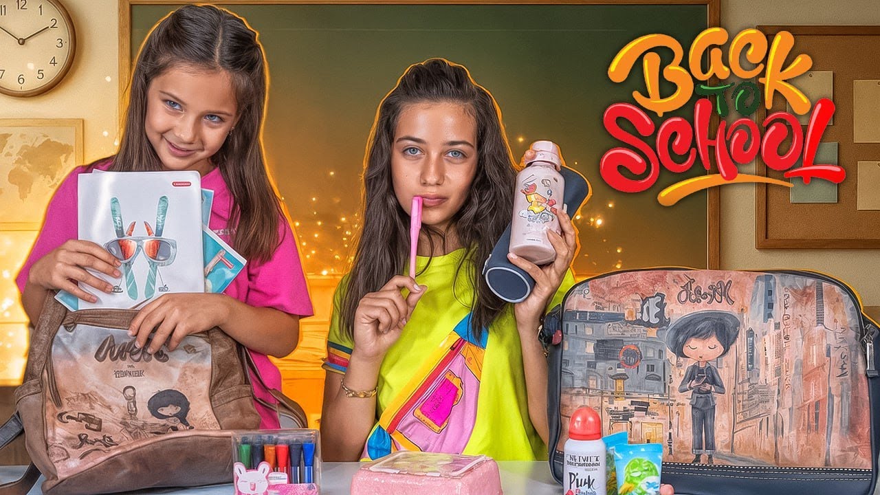 Back to School Challenge! ემილიასა და დანიელას სასკოლო მზადება