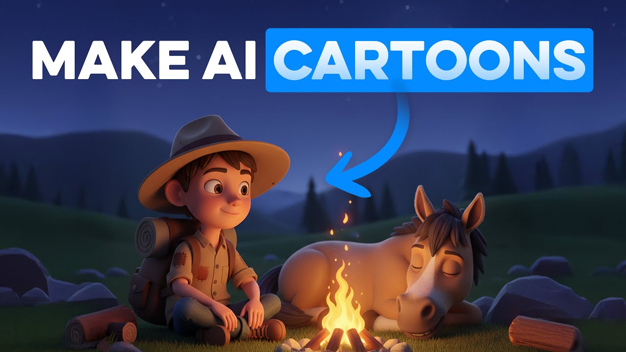 Create Stunning Pixar-Style Cartoon Videos with AI – Full Step-by-Step Tutorial 🎬
