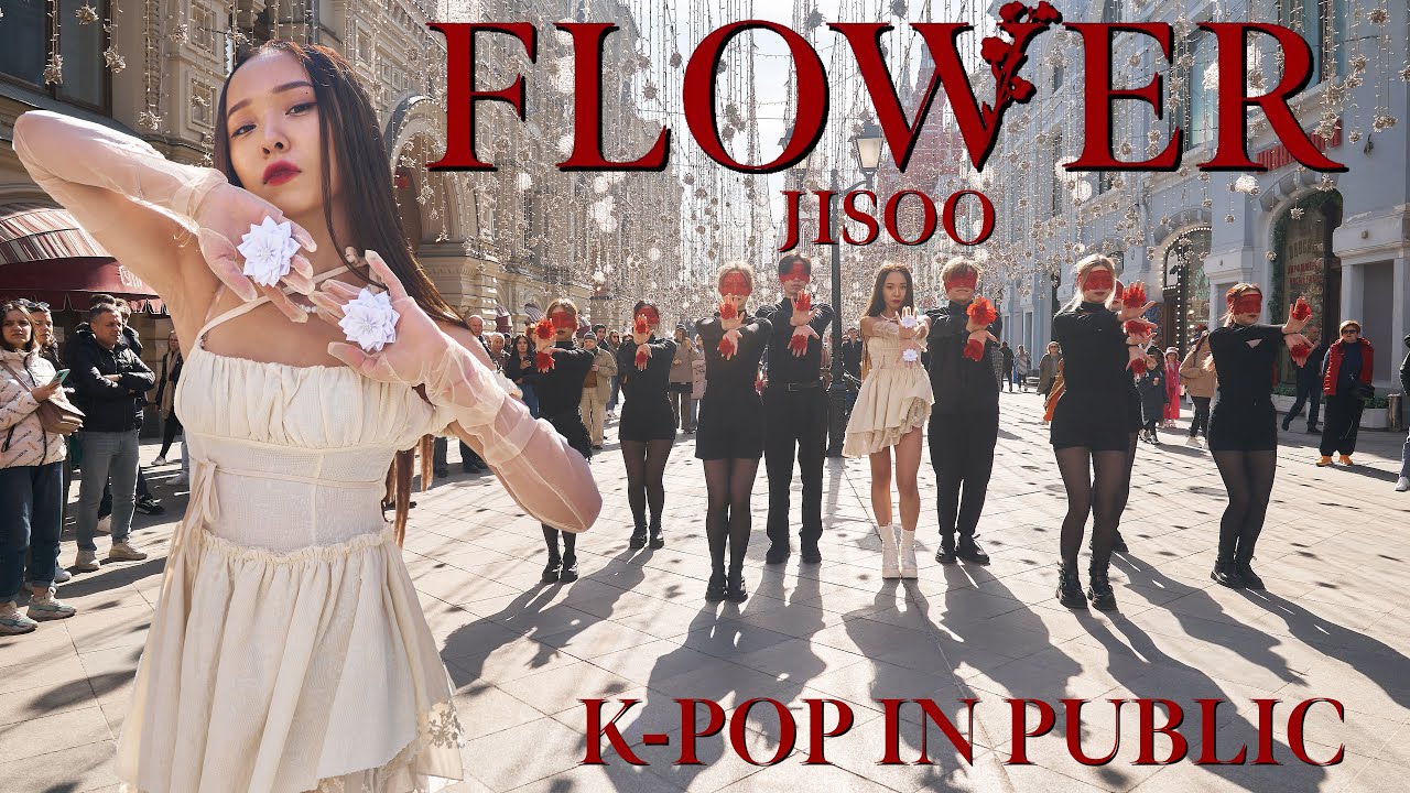 [4K] JISOO 'Flower' KPOP Cover in Public 🌸