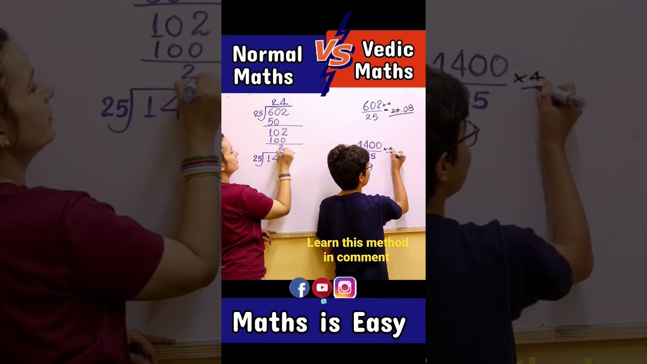 Vedic Maths Division Trick 🔥 | Fast & Easy Method