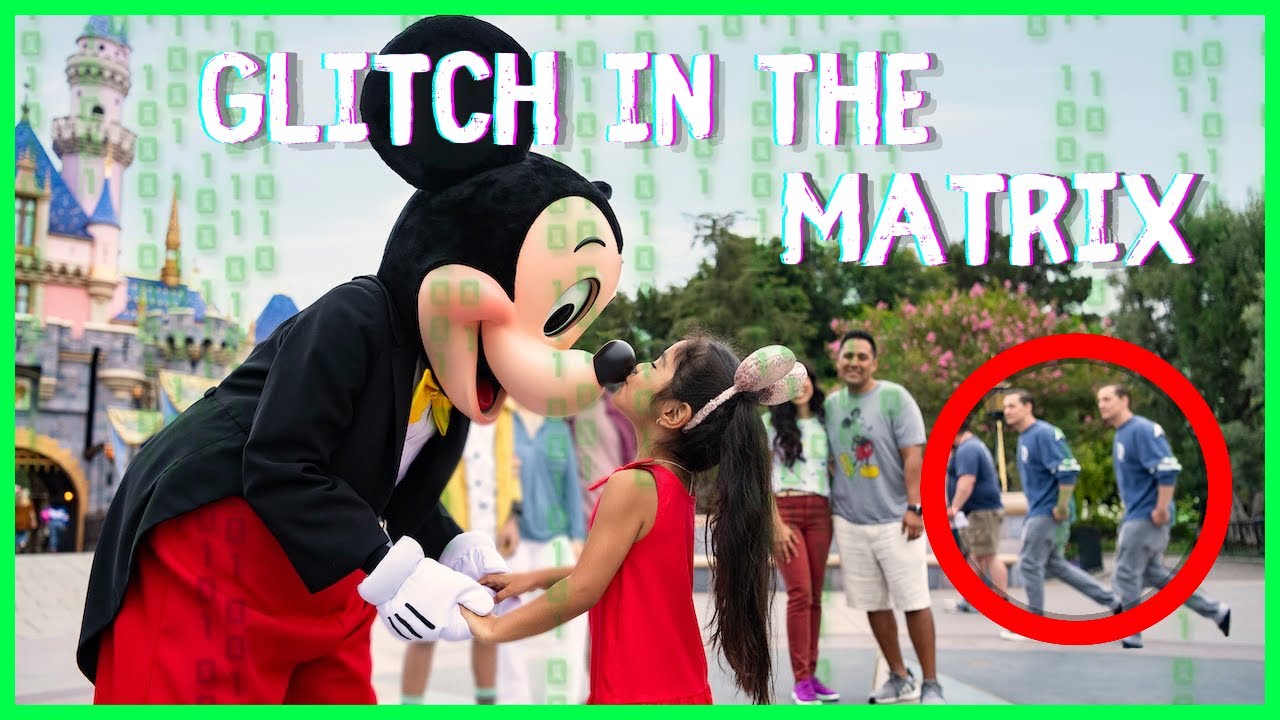 Glitch in the Matrix Caught on Camera at Disneyland 🎥