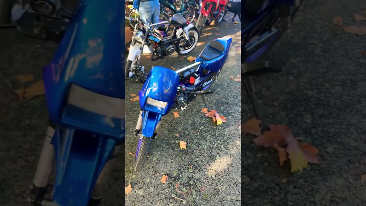 Upgrade Your Ride: MBK Magnum Racing MR1 with Blue Polini Bidalot Components ๐