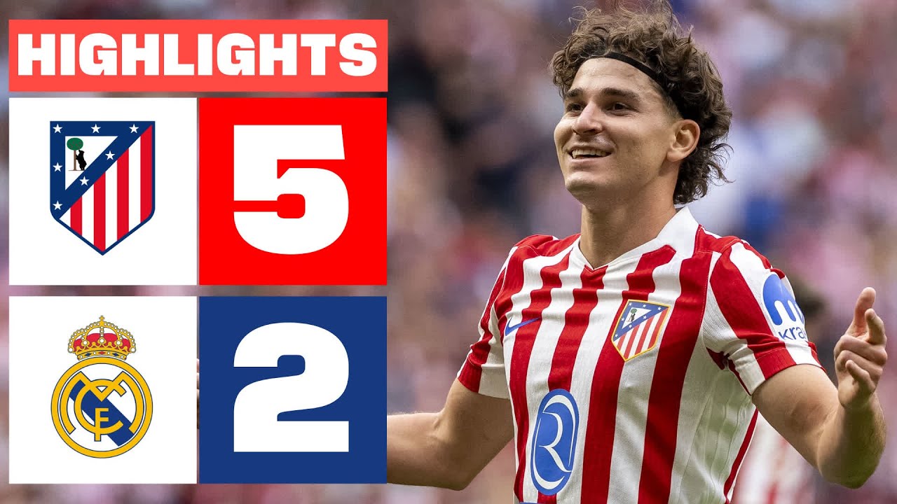 Atlético de Madrid 5-2 Real Madrid | Resumen La Liga EA Sports
