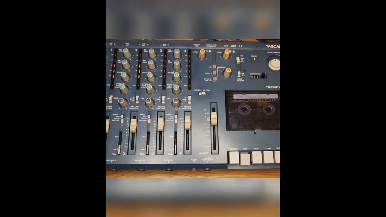 Tascam 414 Ambient Track ๐ถ #shorts