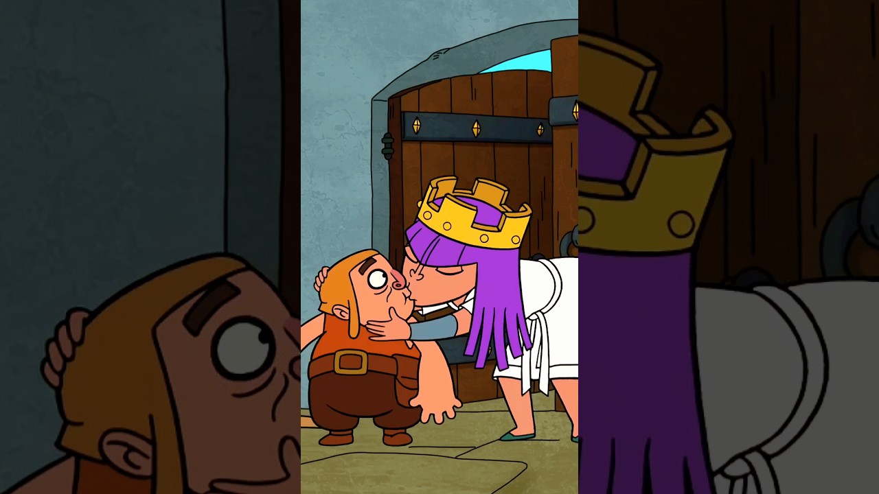 Epic Clash! Archer Queen Kisses Builder in Front of King in Clash of Clans 🏰