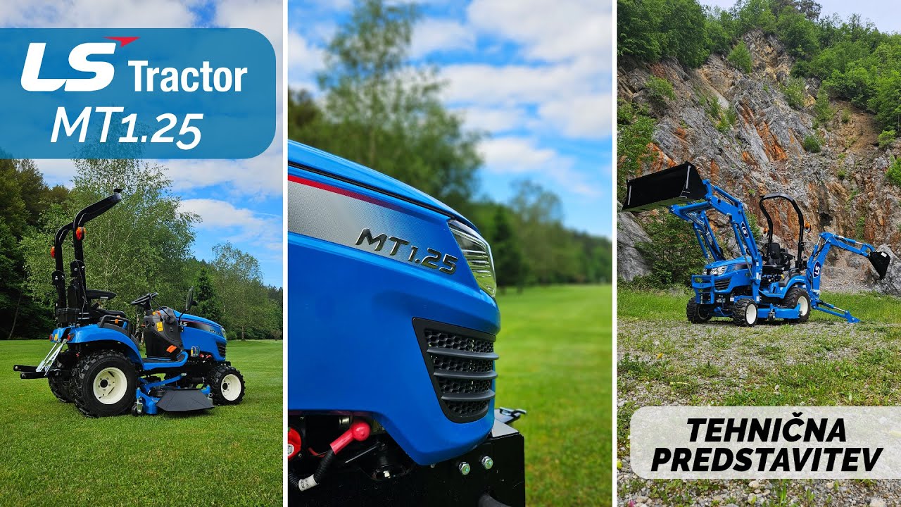LS Traktor MT1.25 – Podrobna Tehnična Predstavitev in Demonstracija 🚜
