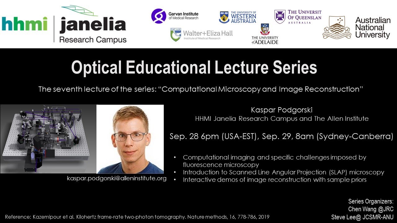 Unlock the Secrets of Computational Microscopy 🎥 - Lecture 7 by Kaspar Podgorski