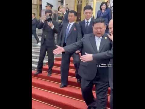 I insist, after you! Putin, Kim share a ride after V-Day celebrations in Beijing