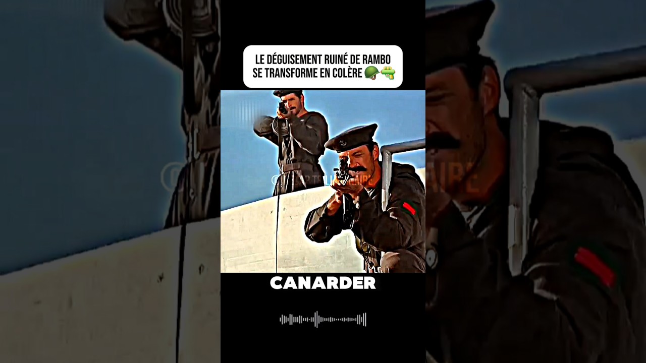 Rambo déguisé devient furieux 😠