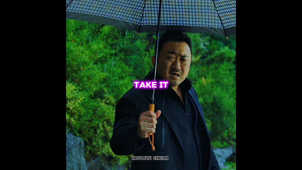 Gangster & Cop's Umbrella Scene β | Madongseok K-Drama