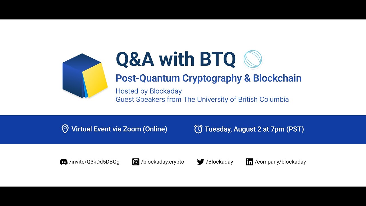 BTQ Q&A: Exploring Post-Quantum Cryptography in Blockchain