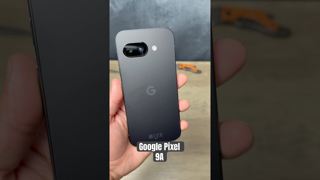 Google Pixel 9a Up Close | Raw Design & Obsidian Black Beauty