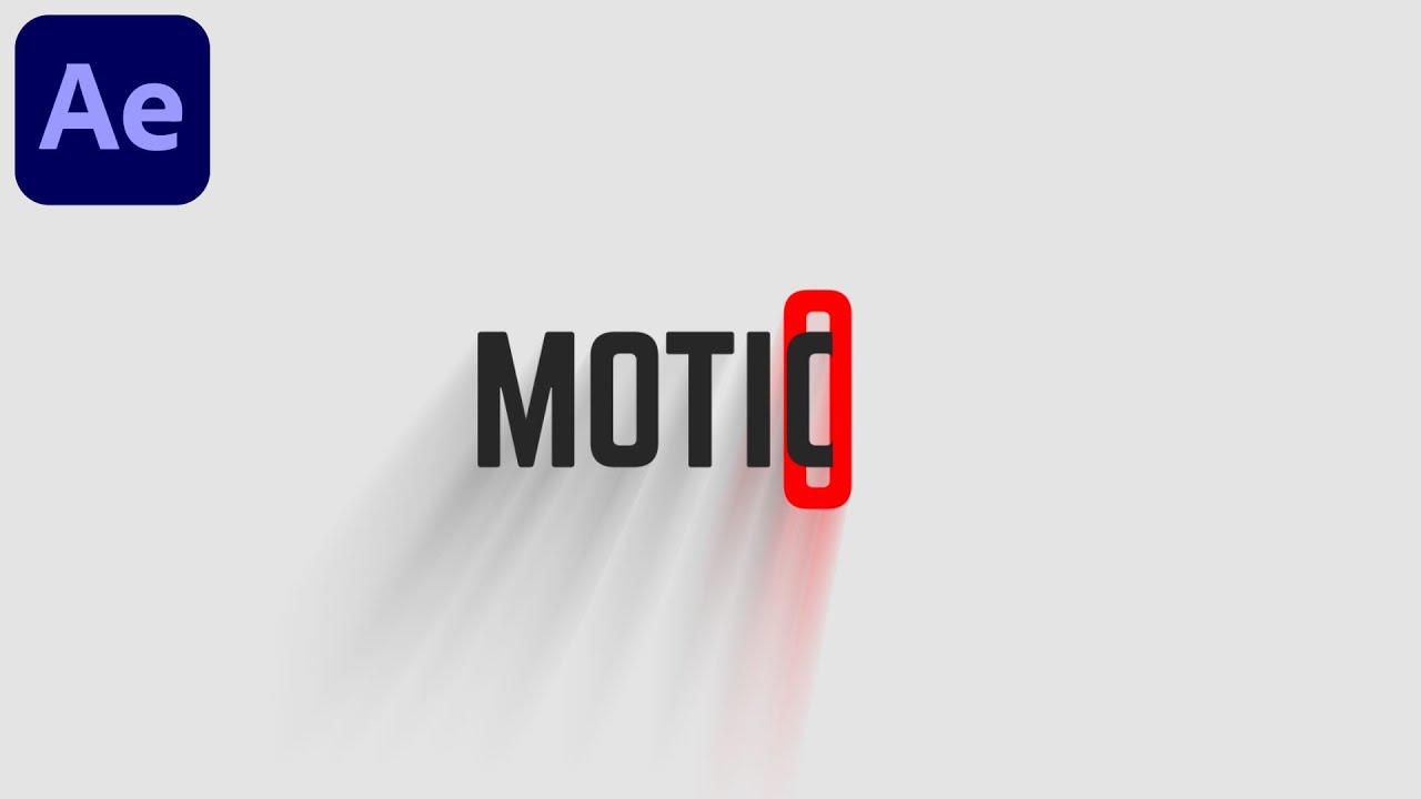 Minimal Shape Text Animation in After Effects - After Effects Tutorial #2