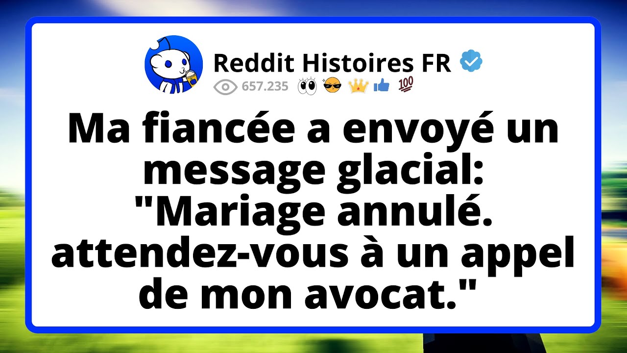 Fiancée Annule le Mariage, Prête à Engager un Avocat ❄️