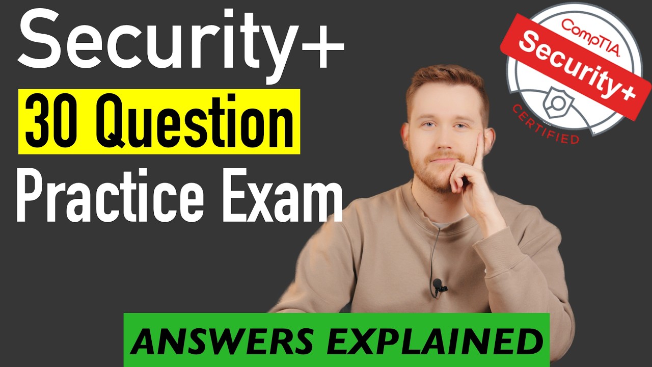 30 Ace the CompTIA Security+ SY0-701 with 30 Practice Questions π