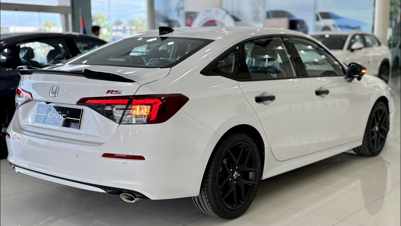 New Honda Civic RS ( 2025 ) - 1.5L Turbo Luxury Sedan | White Color Exterior and Interior