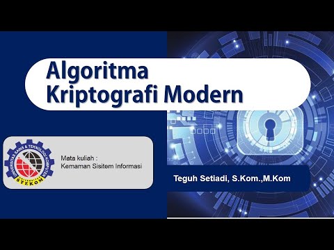 Kuliah Online: Algoritma Kriptografi Modern | Univ STEKOM - Pagi