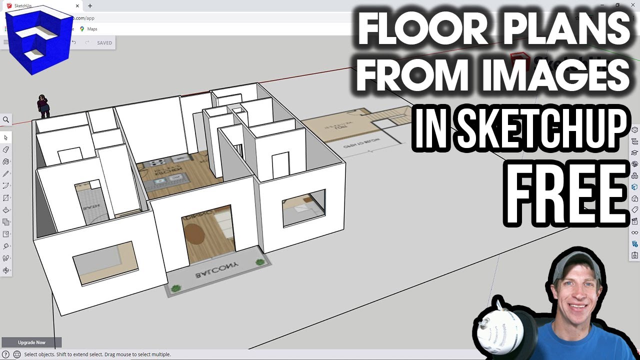 Create Floor Plans from Images in SketchUp Free π