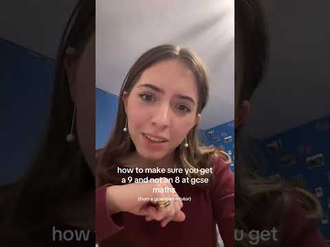 How to get a 9 (not an 8) at GCSE maths #gcse #edexcel #maths