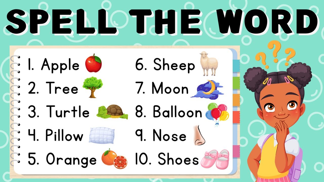 Basic Spelling Quiz for Kids 📝