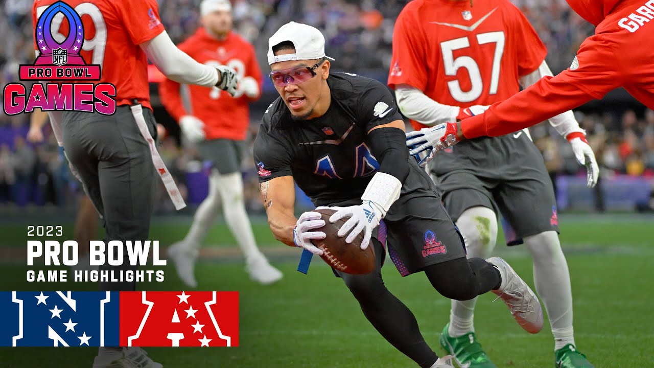 NFC vs. AFC Flag Football | 2023 Pro Bowl Highlights 🏈