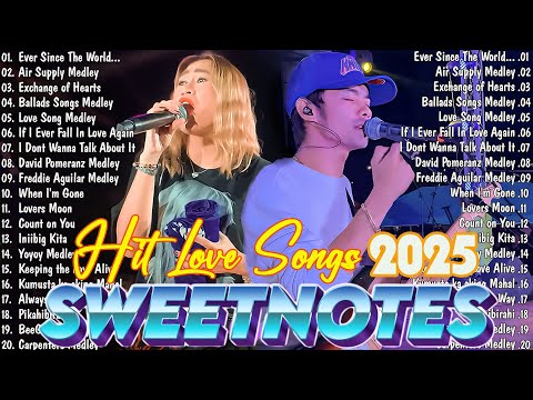 SWEETNOTES Nonstop Love Songs Medley 2025💥Top Hits Tagalog Love Songs💖Love Songs 2025