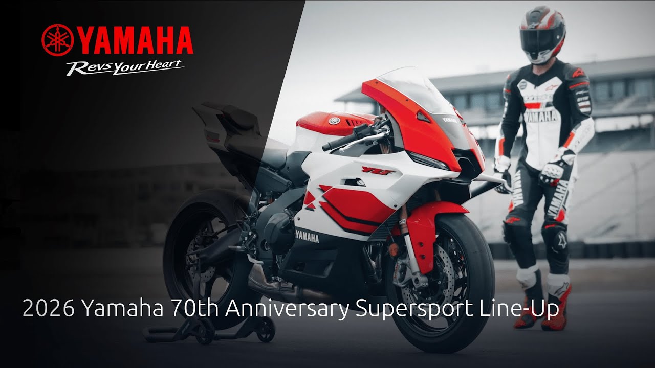 2026 Yamaha 2026 70th Anniversary Supersport Lineup ๐