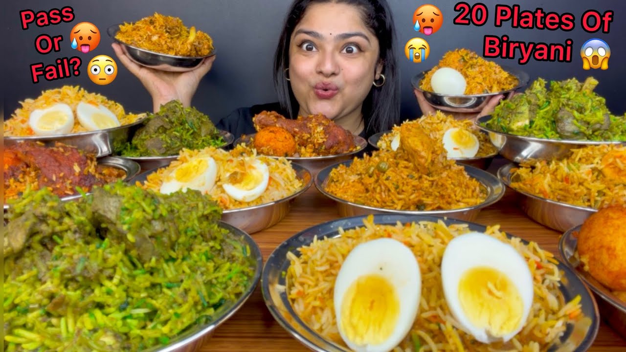 20 Plate Biryani Challenge π½οΈ