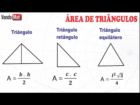 ÁREA DE TRIÂNGULOS / TRIÂNGULO RETÂNGULO / TRIÂNGULO EQUILÁTERO #concurso #encceja #enem #area