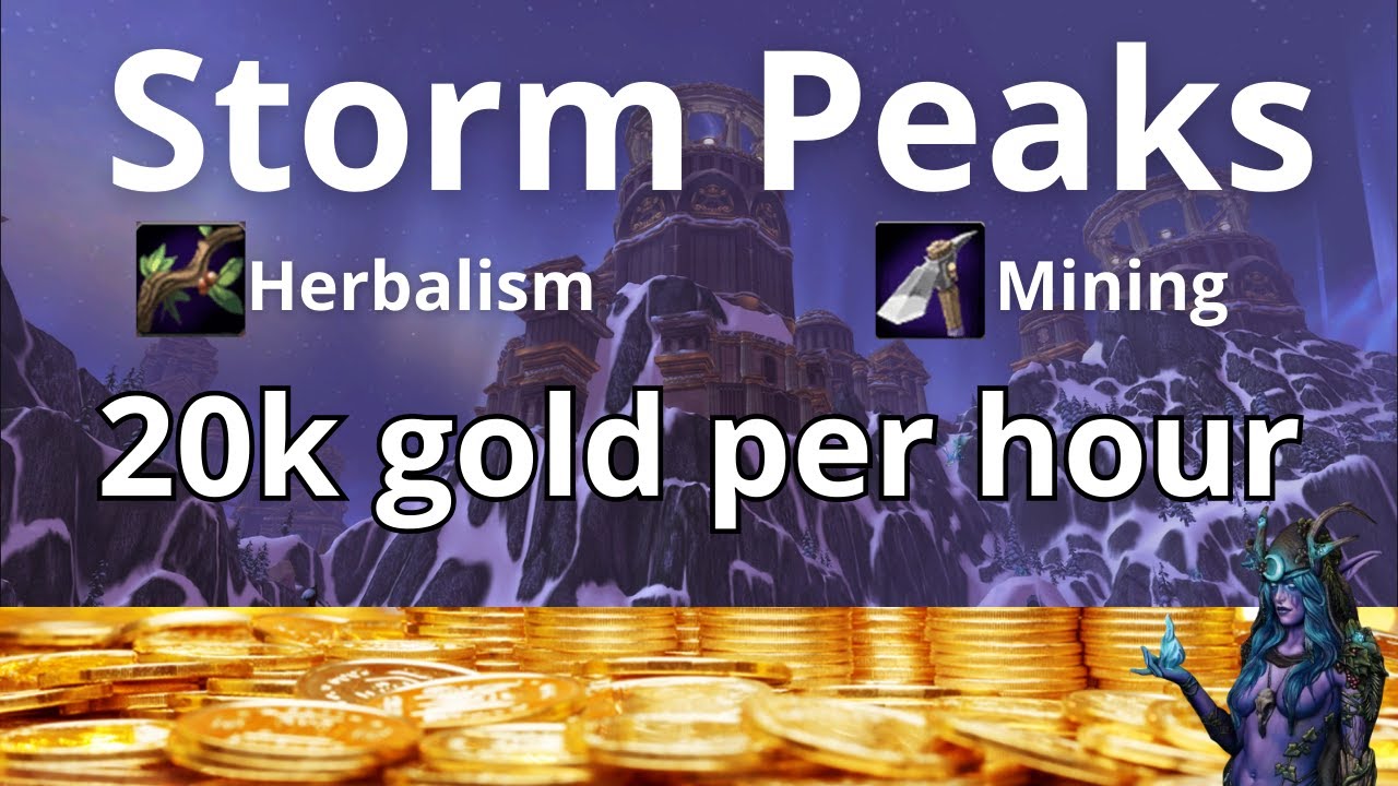 Easy Gold with Farming & Mining in Storm Peaks ⚒️