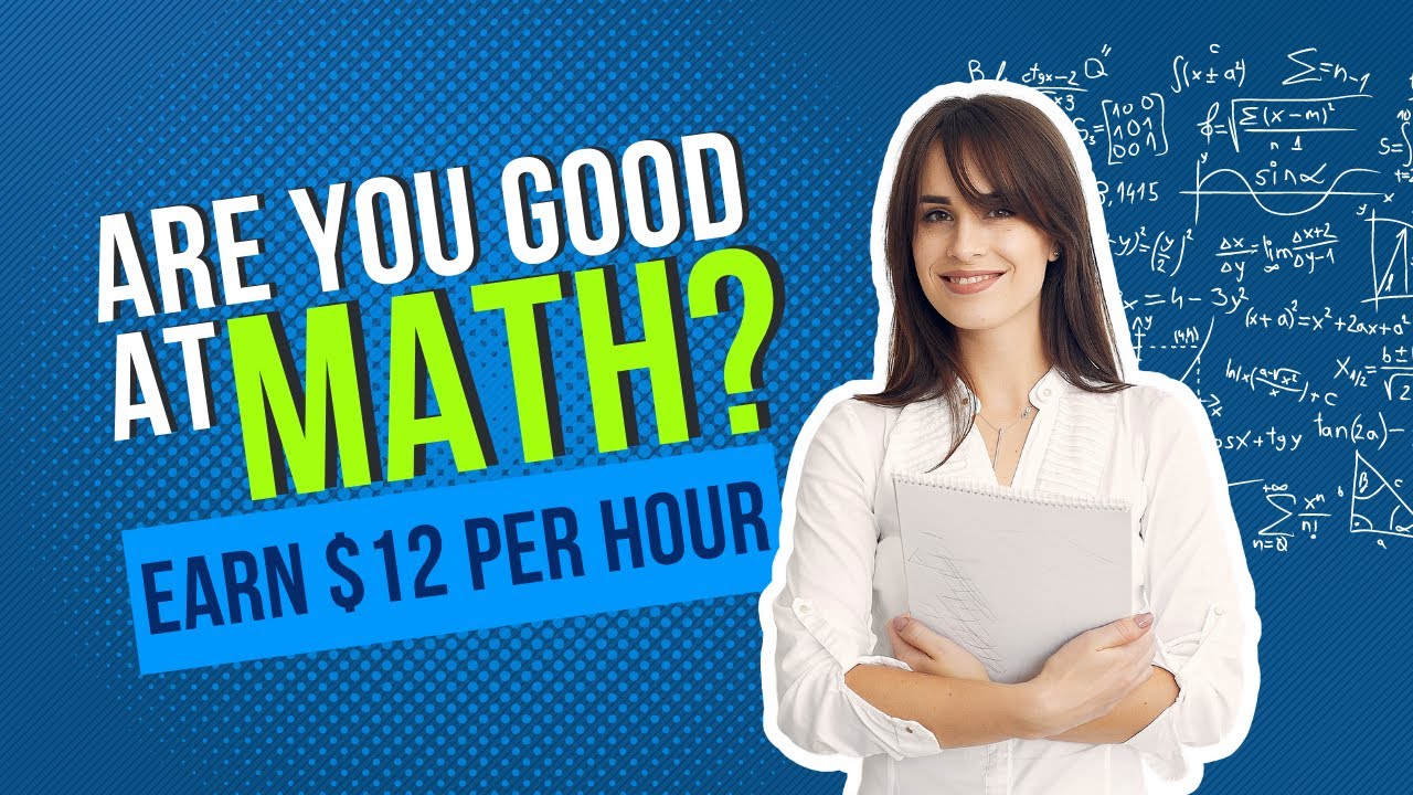 Earn $12/Hour as a Math Tutor – Join Now! 📚