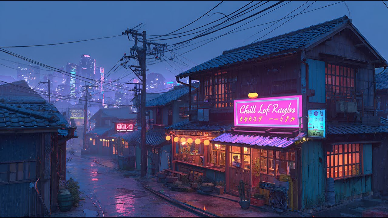 Relaxing Rain & Retro Lofi Tapes 🌧️ 80s & 90s Chill Hip Hop Mix