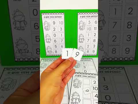 Atividade lúdica de matemática. #alfabetização #matemática