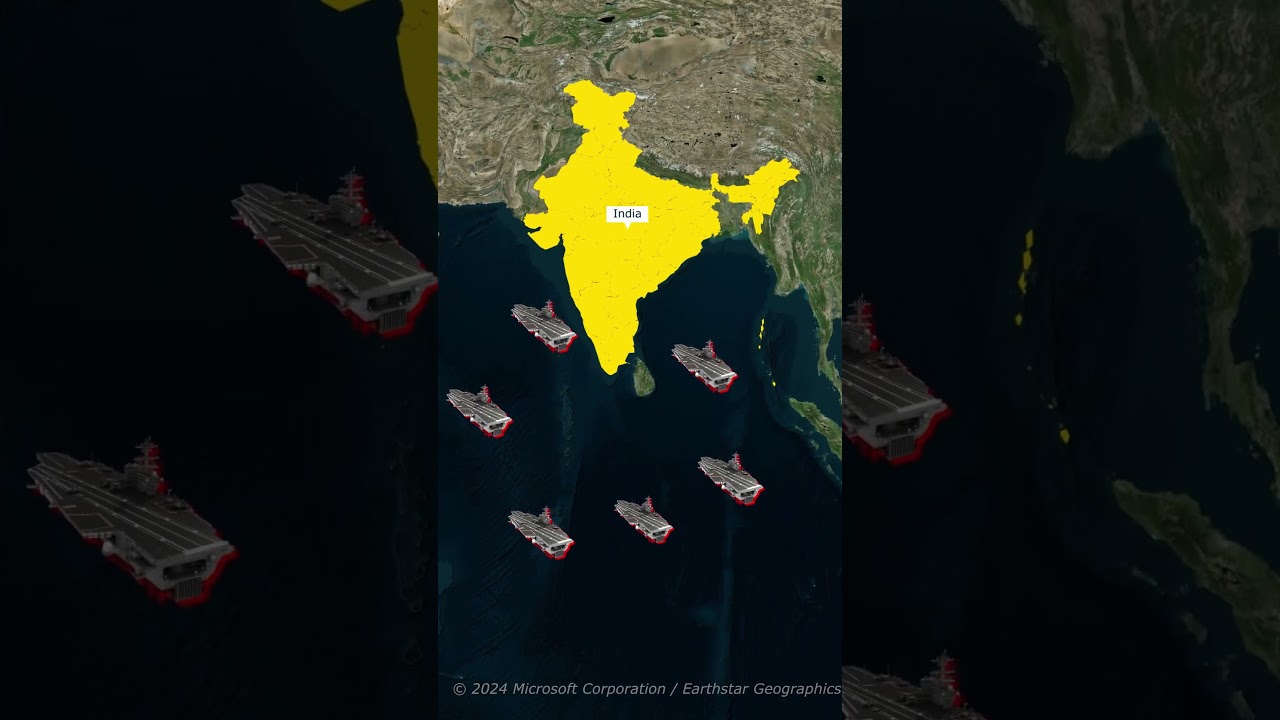 India's 3rd Aircraft Carrier #shorts #youtubeshorts